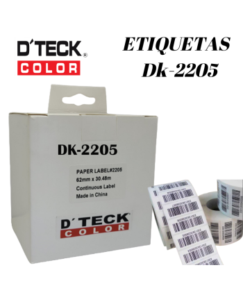 Etiquetas Adhesiva DK-2205...