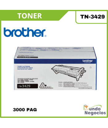 TONER BROTHER TN-3429 NEGRO...