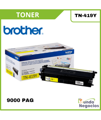 TONER BROTHER TN-419 YELLOW...