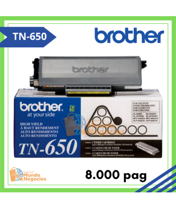 TONER BROTHER TN-650 NEGRO...