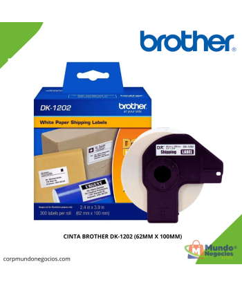 CINTA BROTHER DK-1202(62mm...