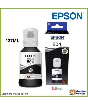 Botella Tinta Epson 504...