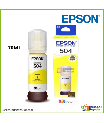 Botella Tinta Epson 504...