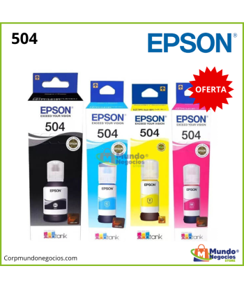 Pack Botella Tinta Epson...