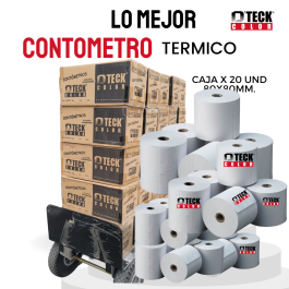 Papel Térmico Contómetro Dteck Color