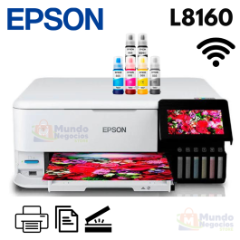 Impresora Fotografica Multifuncinonal Epson L8160 Wifi- Mundo Negocios