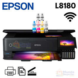 Impresora Fotogrfica Multifuncional Epson Ecotank L8180 A3 Wifi Adf Duplex - Corporacion Mundo Negocios