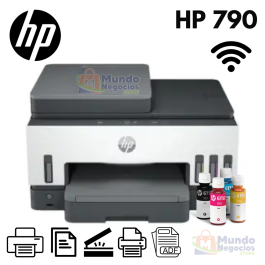 Impresora Multifuncional Smart Tank HP 790 Wifi Duplex ADF - Mundo Negocios