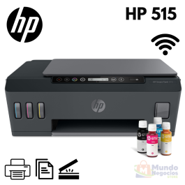 Impresora Multifuncional Hp Smart Tank 515 Wifi Inalambrico - Mundo Negocios