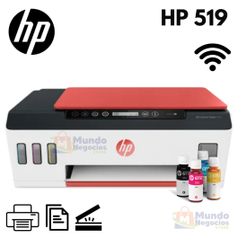 Impresora Multifuncional Hp Smart Tank 519 Wifi - Corporacion Mundo Negocios