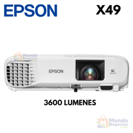Proyector Epson PowerLite X49 3600 Lúmenes - Corporacion Mundo Negocios