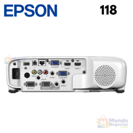 Proyector Epson Powerlite 118 3800 Lumenes 1024x768 XGA - Mundo Negocios