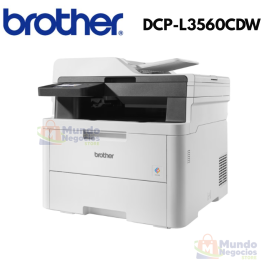 Impresora Laser Multifuncional Color Brother DCP-L3560CDW Wifi Duplex adf - Mundo Negocios