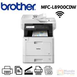 Impresora Multifuncional Laser Color Brother Mfc-L8900CDW Wifi Adf Duplex - Corporacion Mundo Negocios