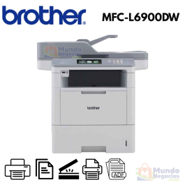Impresora Multifuncional Laser Brother MFC-L6900dDW  - Mundo Negocios