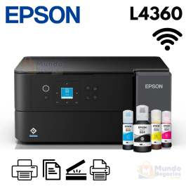 Impresora Multifuncional Epson EcoTank L4360 Duplex WiFi - Corporacion Mundo Negocios
