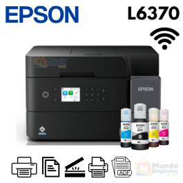 Impresora Multifunciona Epson EcoTank L6370 WiFi ADF Duplex - Corporacion Mundo Negocios