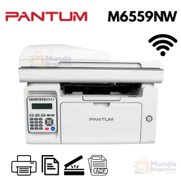 Impresora Multifuncional Monocromatica Pantum M6559NW WiFi ADF - Corporacion mundo negocios