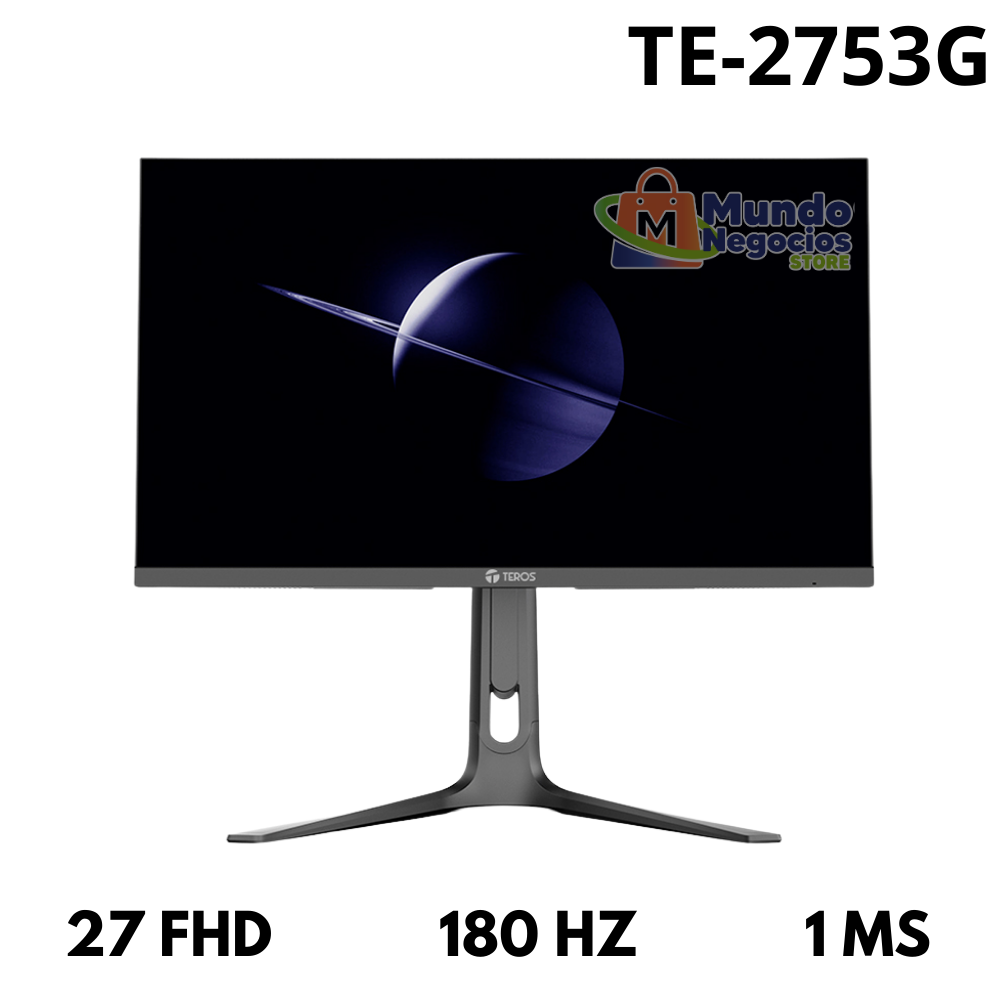 MONITOR GAMING TE-2753G TEROS , 27 FHD , 2K QND , 180 HZ , 1 MS - MUNDO NEGOCIOS