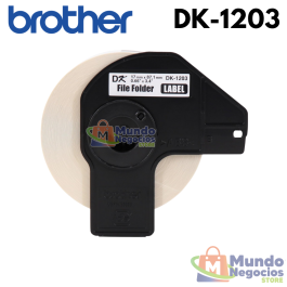 CINTA DK-1203 BROTHER (17mm x 87mm) , 300 ETIQUETAS-MUNDO NEGOCIOS
