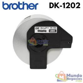 CINTA DK-1202 BROTHER (62mm x 100mm), 300 ETIQUETAS-MUNDO NEGOCIOS