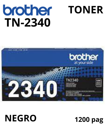Toner Brother TN-2340BK...