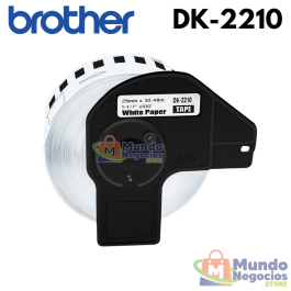 CINTA DK-2210 BROTHER (29mm x 30.4 m), ROLLO CONTINUO-MUNDO NEGOCIOS