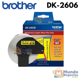 CINTA DK-2606 BROTHER (62 mm x 15.2 m) ROLLO CONTINUO-MUNDO NEGOCIOS