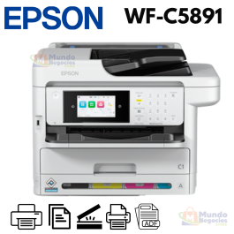 Impresora Multifuncional Epson WorkForce Pro WF-C5891 - Corporacion Mundo Negocios