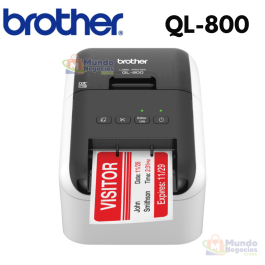 Impresora De Etiquetas Brother QL-800 Conexion Cable USB - Corporacion Mundo Megocios