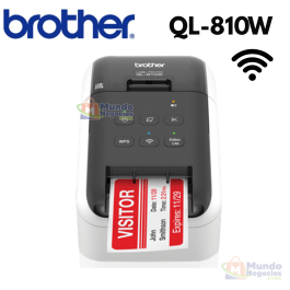 Etiquetadora de Etiquetas Brother QL-810W - Corporacion Mundo Negocios