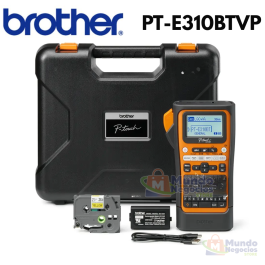 Rotuladora Brother PT-E310BTVP Portátil Bluetooth - Corporacion Mundo Negocios