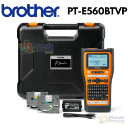 Rotuladora Brother PT-E560BTVP Portátil Bluetooth - Corporacion Mundo Negocios