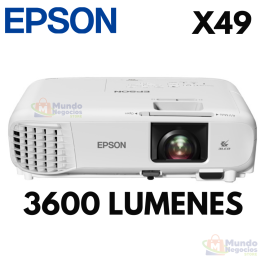 Proyector Epson PowerLite X49 3600 Lúmenes - Corporacion Mundo Negocios