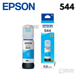 Botella Tinta Epson 544 Cyan Botella 65ML L3250 l3210 - Corporacion Mundo Negocios