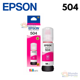 Botella Tinta Epson 504 Magenta 70ml L4360 L6370 L4260 L6270 - Corporacion Mundo negocios