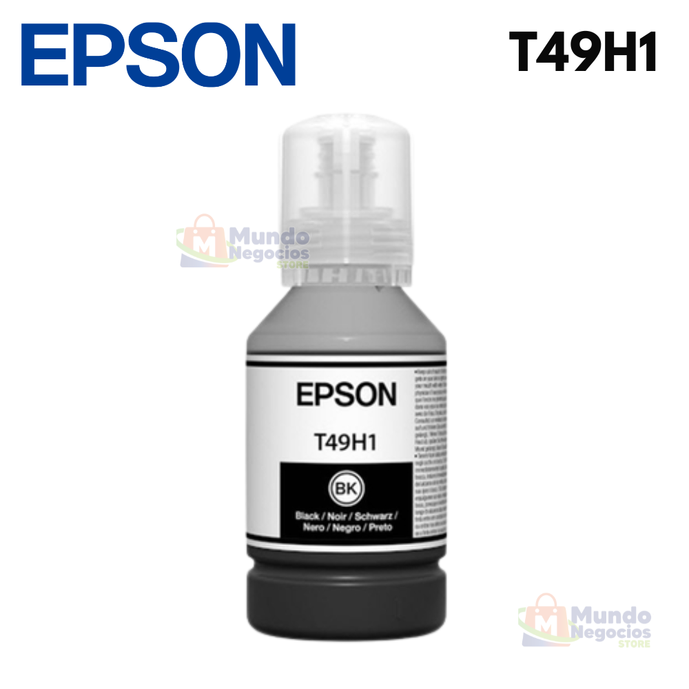 Botella Tinta EPSON T49H1 Black - Corporación Mundo Negocios