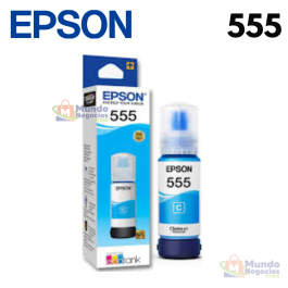 Tinta Botella Epson T555 Cyan L8160 L8180 - Corporacion Mundo Negocios