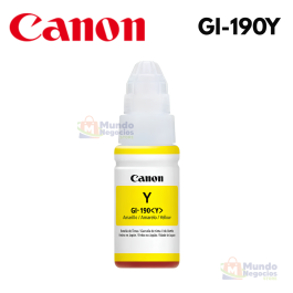 Tinta Botella Canon GI-190 Yellow 70ml G3110 G4110 - Corporacion Mundo Negocios