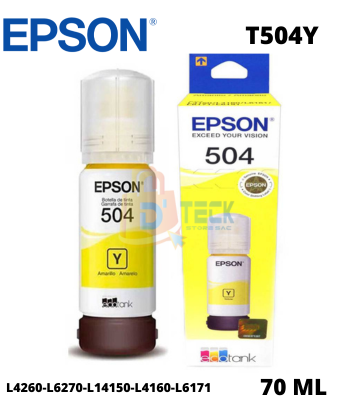 Tinta Epson 504 Yellow...