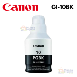 Tinta Canon Botella GI-10 BLACK 170 ml - Corporación Mundo Negocios