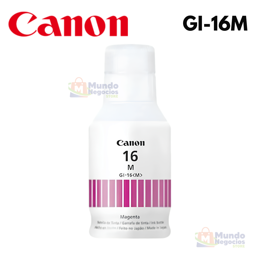 Botella De Tinta CANON GI-16 Magenta | Corporación  Mundo Negocios