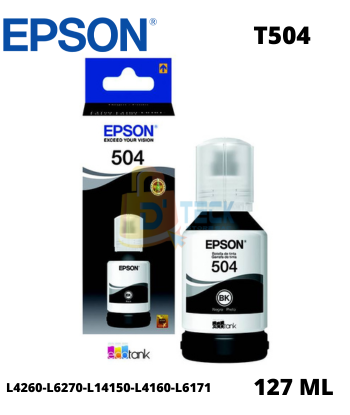 Tinta Epson 504 Black...