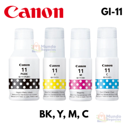 Kit de Botellas de Tinta Canon GI-11 | Corporación Mundo Negocios