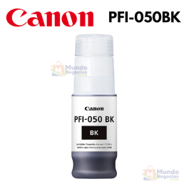 Botella tinta CANON PFI-050BK Black TC-20 70ML | Corporación Mundo Negocios