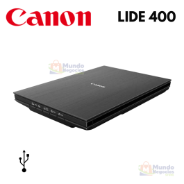 Escaner Canon Lide 400 Canoscan Negro | Corporación Mundo Negocios