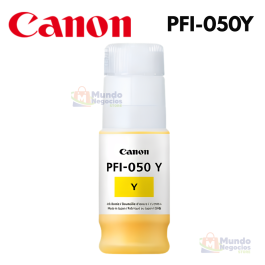 Botella Tinta Canon PFI-050Y  Yellow TC-20 70ML | Corporación Mundo Negocios