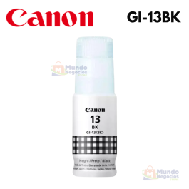 Botella de tinta CANON GI-13 BLACK | Corporación Mundo Negocios