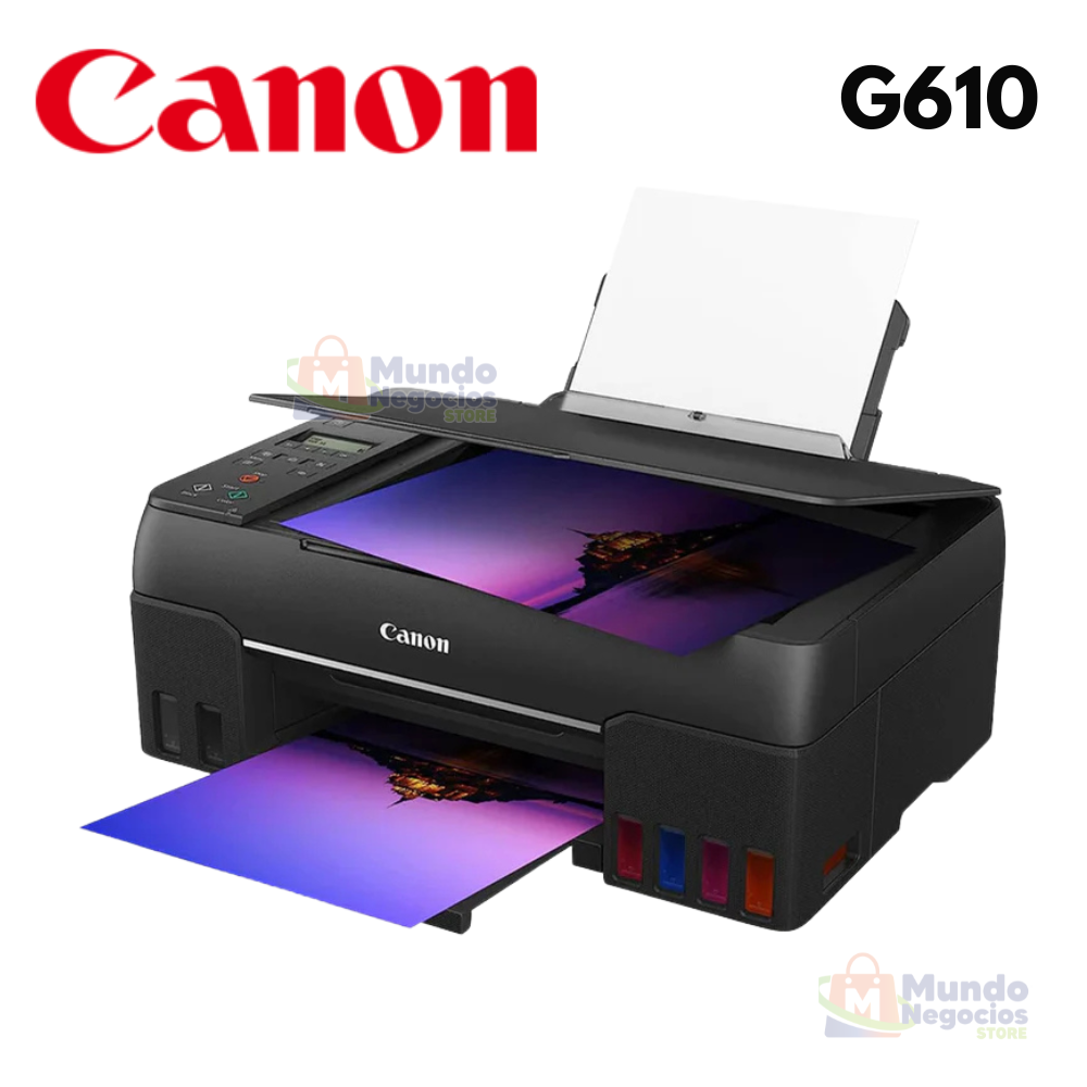 IMPRESORA FOTOGRAFICA MULTIFUNCIONAL CANON PIXMA G610 WIFI A4 | Corporación Mundo Negocios