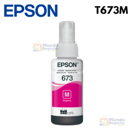 Botella de tinta EPSON 673M Magenta | Corporación Mundo Negocios